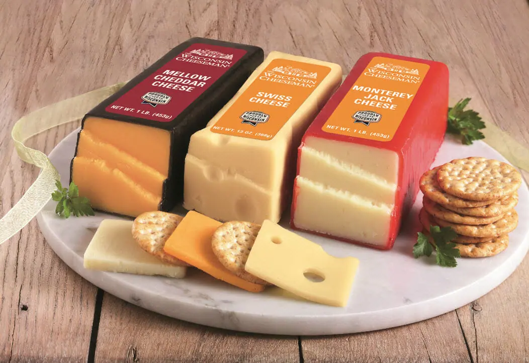 Jumbo Cheese Trio on Marble Plate