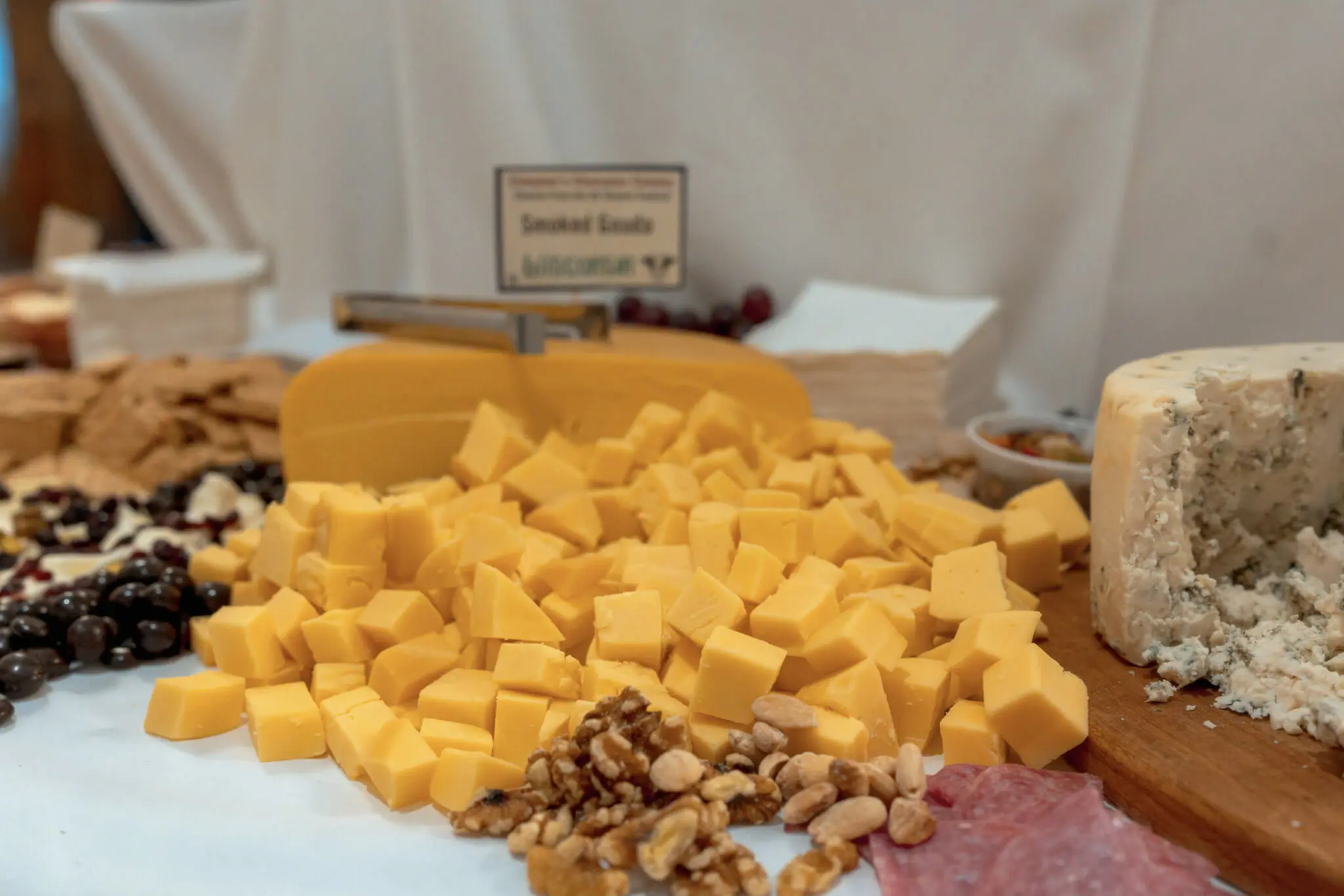 walnuts with smoked gouda