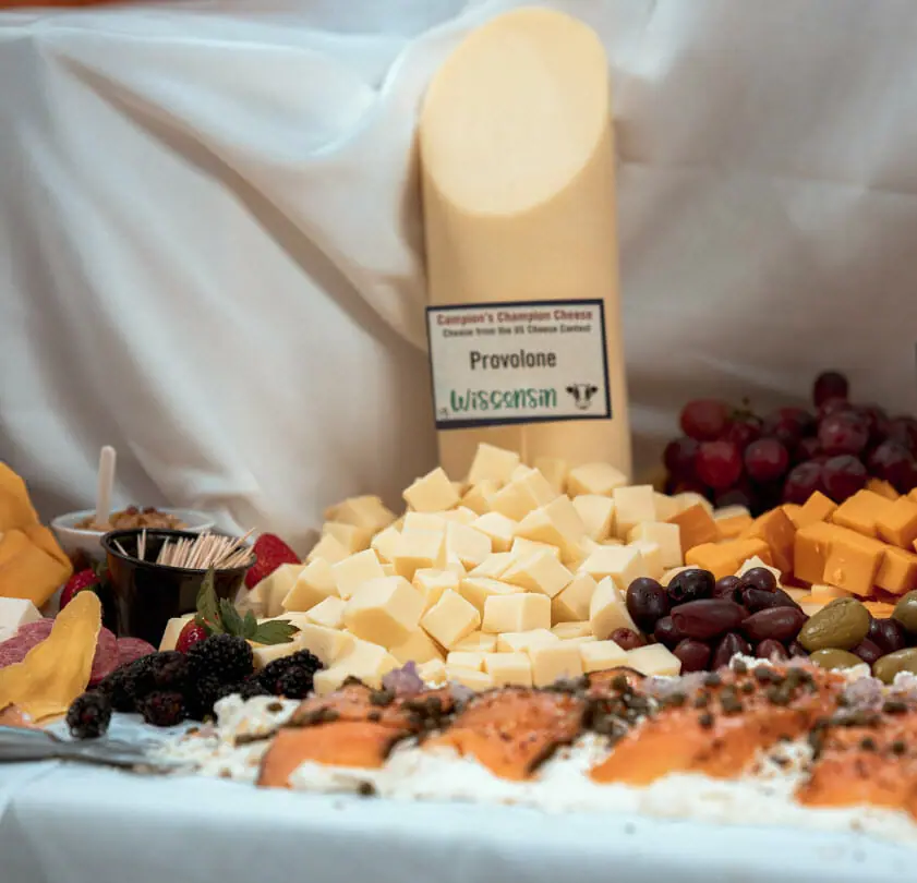Provolone Cheese with pairings