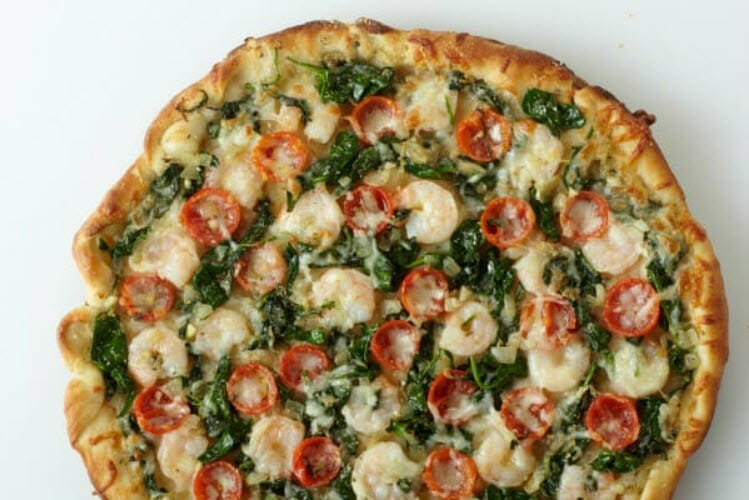 Homemade Shrimp Pizza